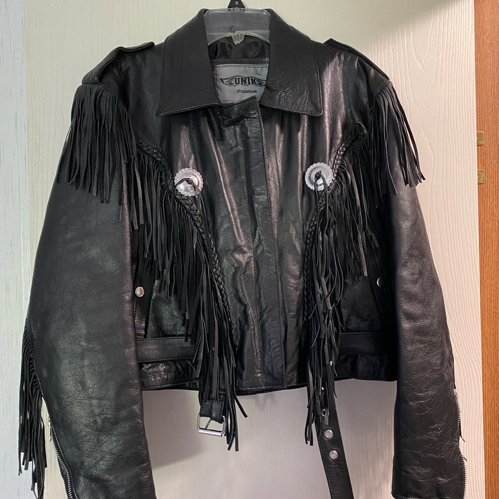 Ladies leather jacket